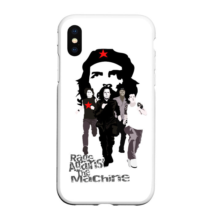 Чехол для iPhone XS Max матовый Rage Against the Machine фото