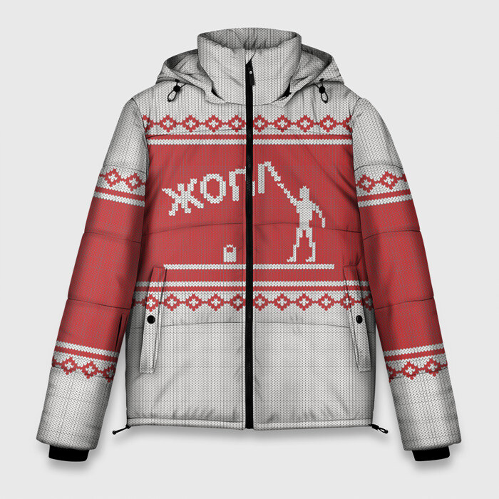 Мужская зимняя куртка 3D Хулиган фото