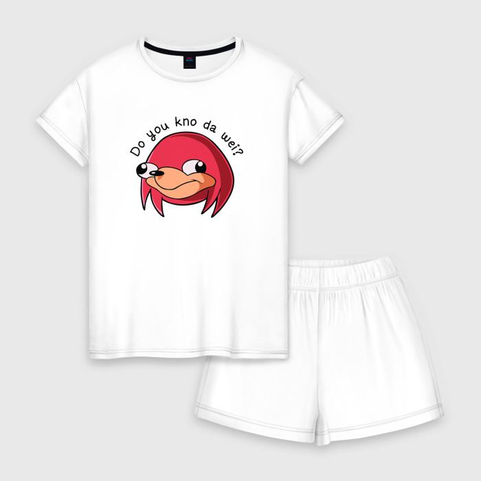 Женская пижама с шортиками хлопок Do You Kno da wei фото