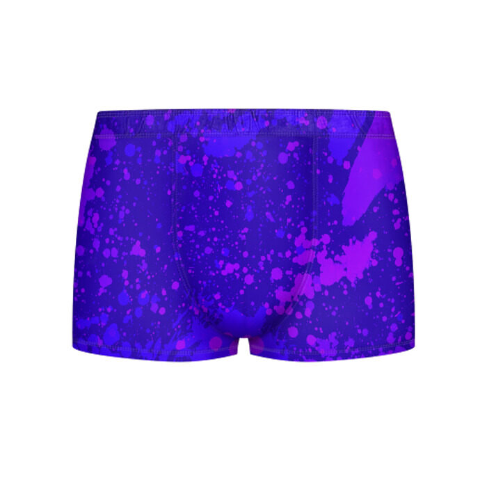 Мужские трусы 3D Неоновая абстракция фото