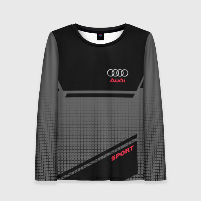 Женский лонгслив 3D AUDI SPORT фото