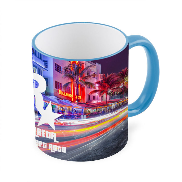 Кружка 3D Елизавета в стиле GTA фото