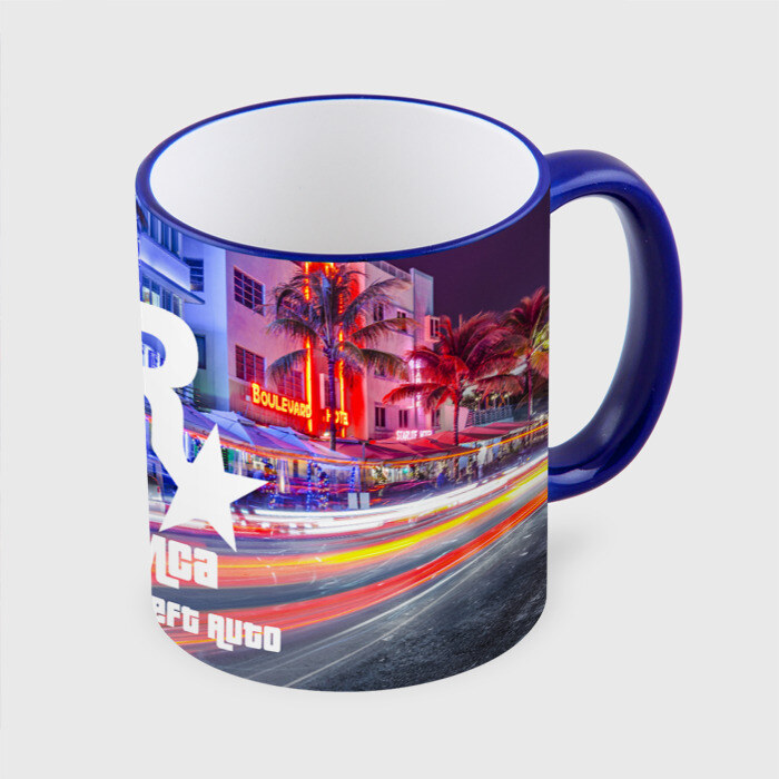 Кружка 3D Алиса в стиле GTA фото