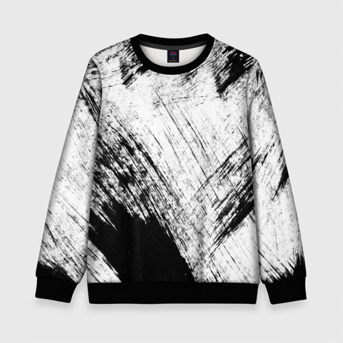 Детский свитшот 3D Штриховка фото