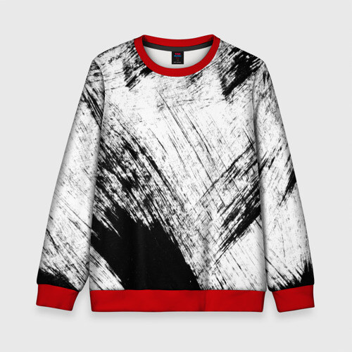 Детский свитшот 3D Штриховка фото