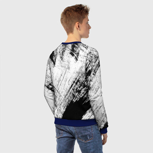Детский свитшот 3D Штриховка фото