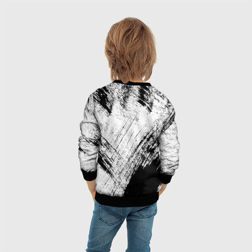Детский свитшот 3D Штриховка фото