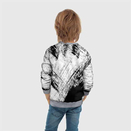 Детский свитшот 3D Штриховка фото