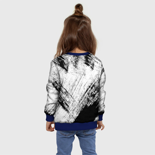 Детский свитшот 3D Штриховка фото