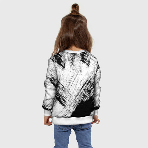 Детский свитшот 3D Штриховка фото