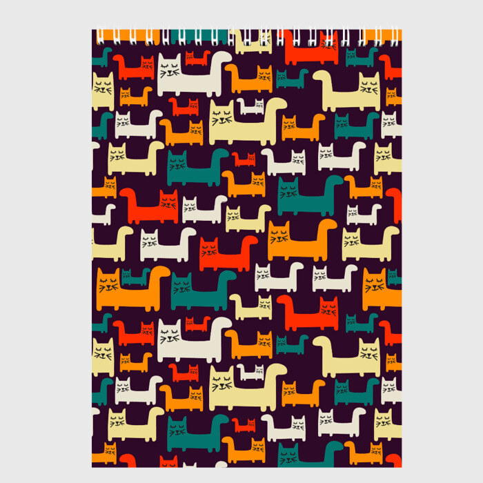 Скетчбук Найди чёрного кота фото