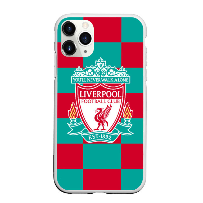 Чехол для iPhone 11 Pro матовый ФК Ливерпуль фото