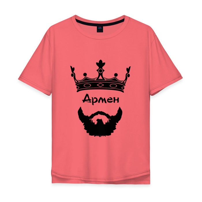 Мужская футболка хлопок Oversize Армен фото