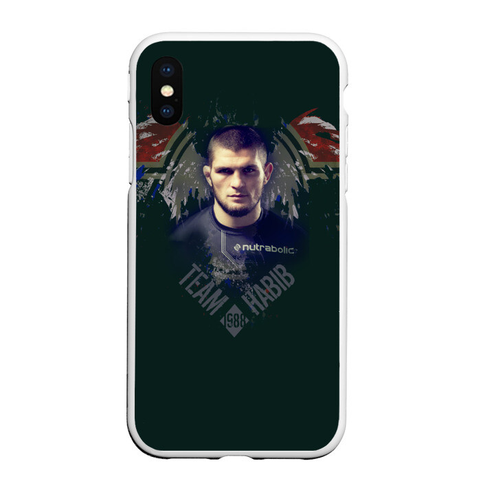 Чехол для iPhone XS Max матовый Хабиб Нурмагомедов фото