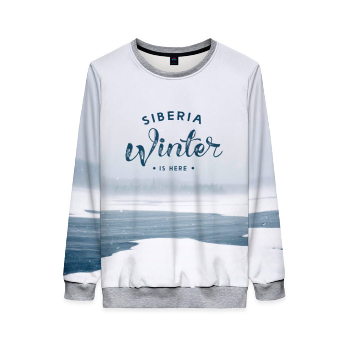 Женский свитшот 3D Сибирь фото