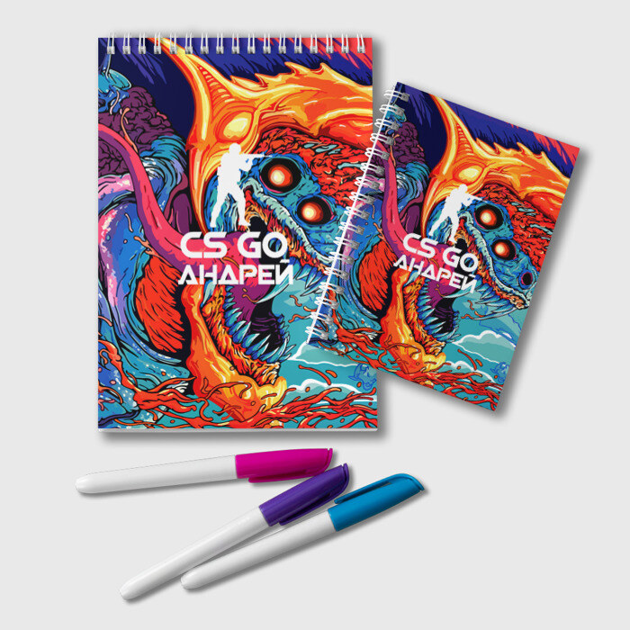 Блокнот Андрей в стиле CS GO фото