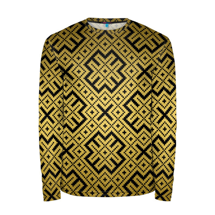 Мужской лонгслив 3D Обереги Славян фото