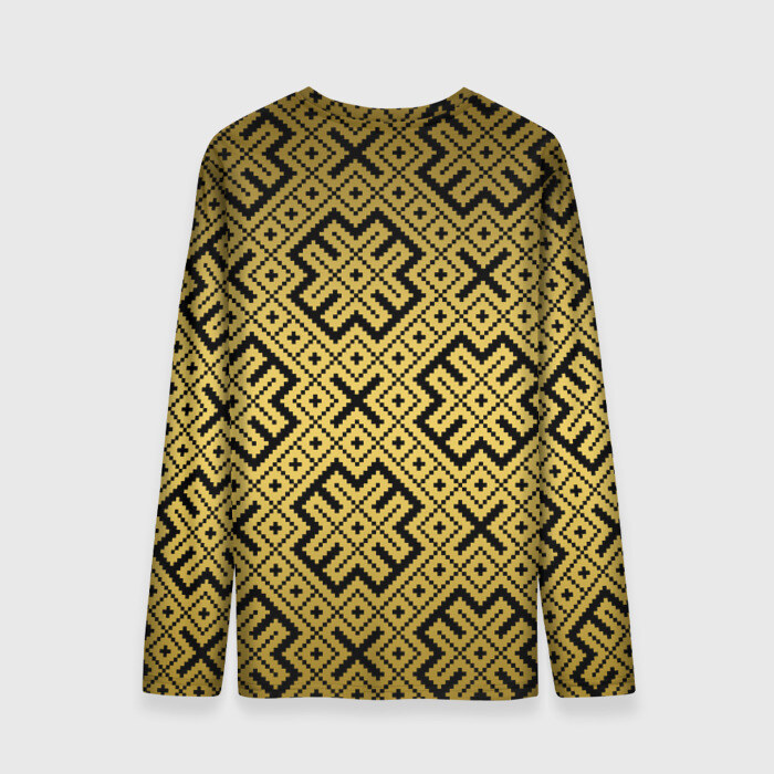 Мужской лонгслив 3D Обереги Славян фото