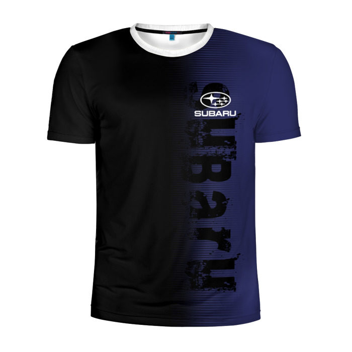 Мужская футболка 3D спортивная SUBARU SPORT фото