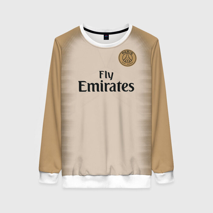 Женский свитшот 3D PSG Форма Новая Away 18/19 фото