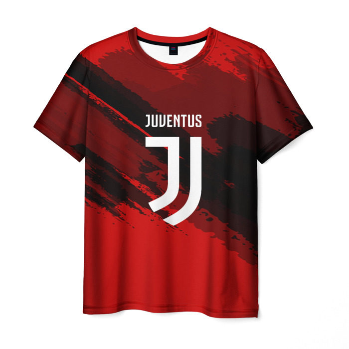 Мужская футболка 3D JUVENTUS SPORT RED фото