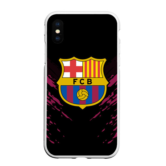 Чехол для iPhone XS Max матовый BARCELONA SPORT фото