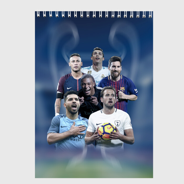 Скетчбук Звезды футбола фото