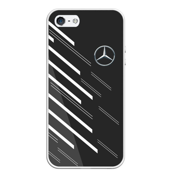 Чехол для iPhone 5/5S матовый MERCEDES BENZ SPORT фото