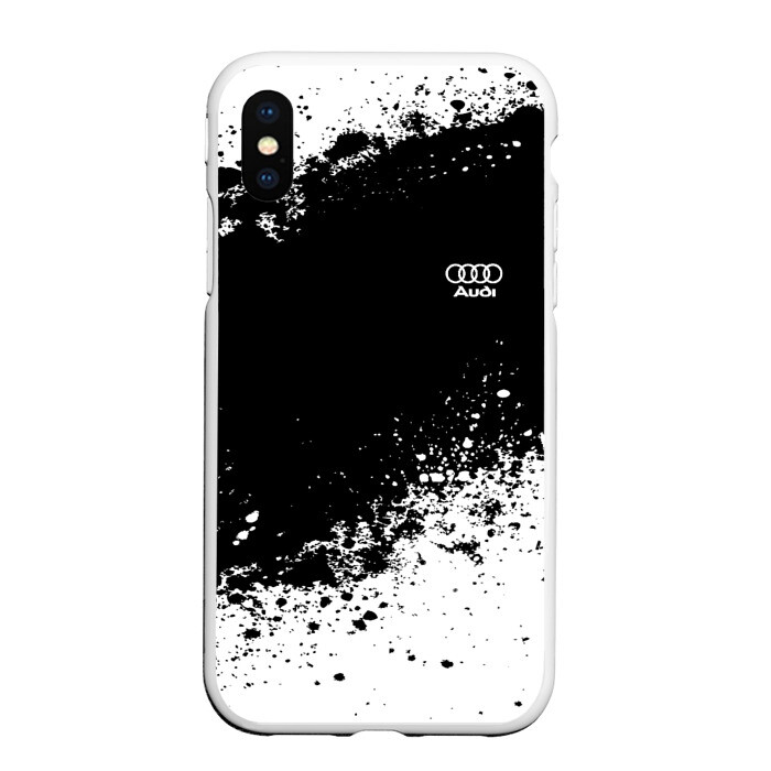 Чехол для iPhone XS Max матовый Audi brand motors фото