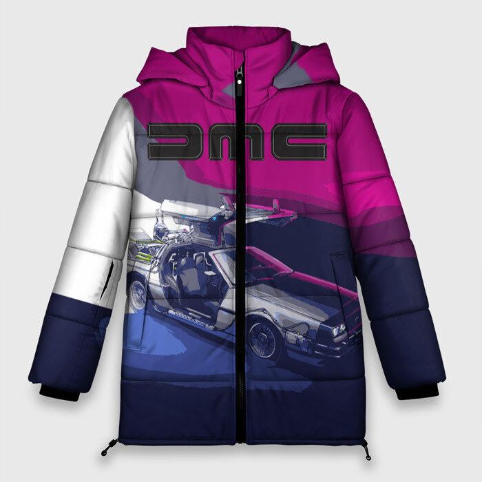 Женская зимняя куртка 3D DeLorean фото