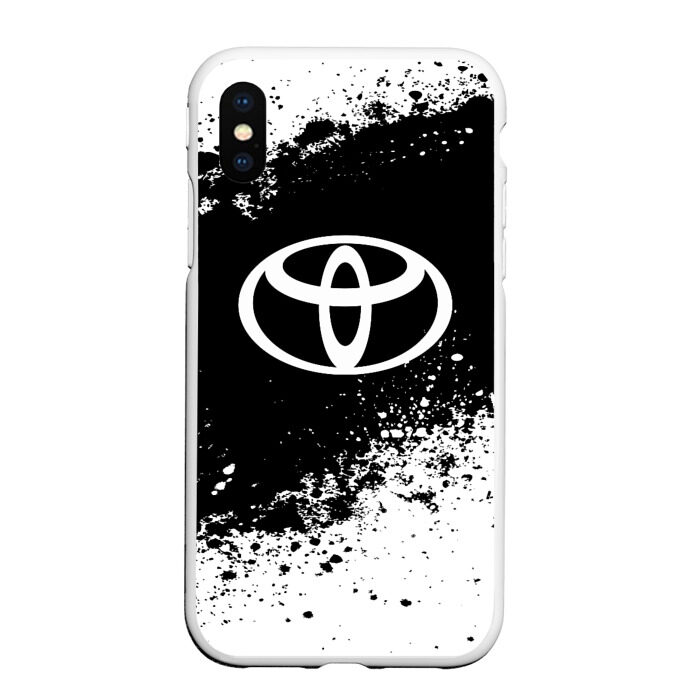 Чехол для iPhone XS Max матовый Toyota abstract sport фото