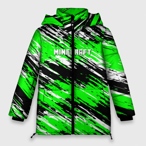 Женская зимняя куртка 3D Minecraft фото