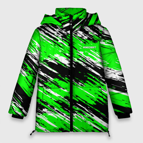 Женская зимняя куртка 3D Minecraft фото