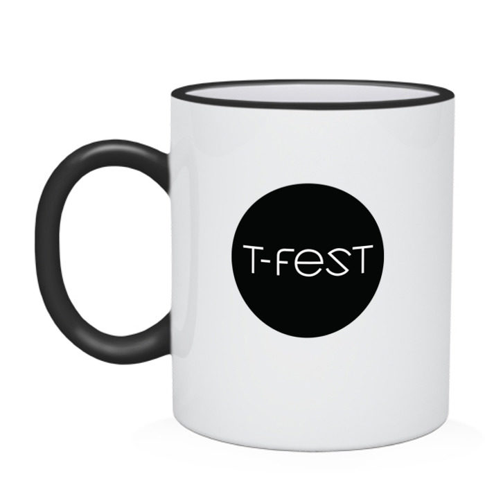 Кружка двухцветная T-Fest_13 фото