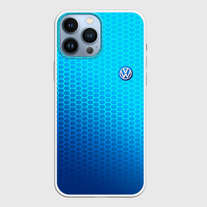 Чехол для iPhone 13 Pro Max VOLKSWAGEN carbon uniform 2018 фото