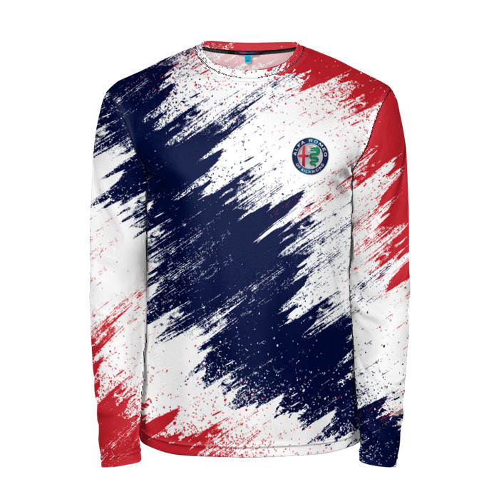 Мужской лонгслив 3D Alfa Romeo фото