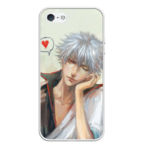Чехол для iPhone 5/5S матовый Sakata Gintoki фото