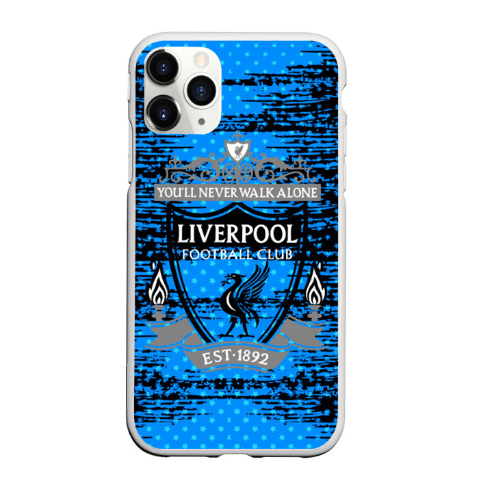 Чехол для iPhone 11 Pro матовый Liverpool sport uniform фото
