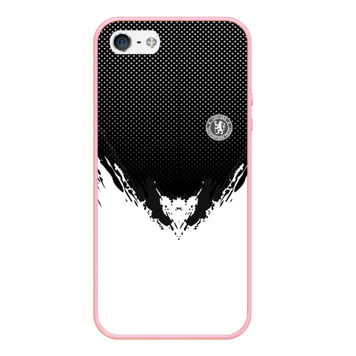 Чехол для iPhone 5/5S матовый Chelsea black 2018 фото