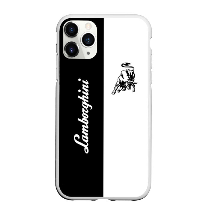 Чехол для iPhone 11 Pro матовый Lamborghini фото
