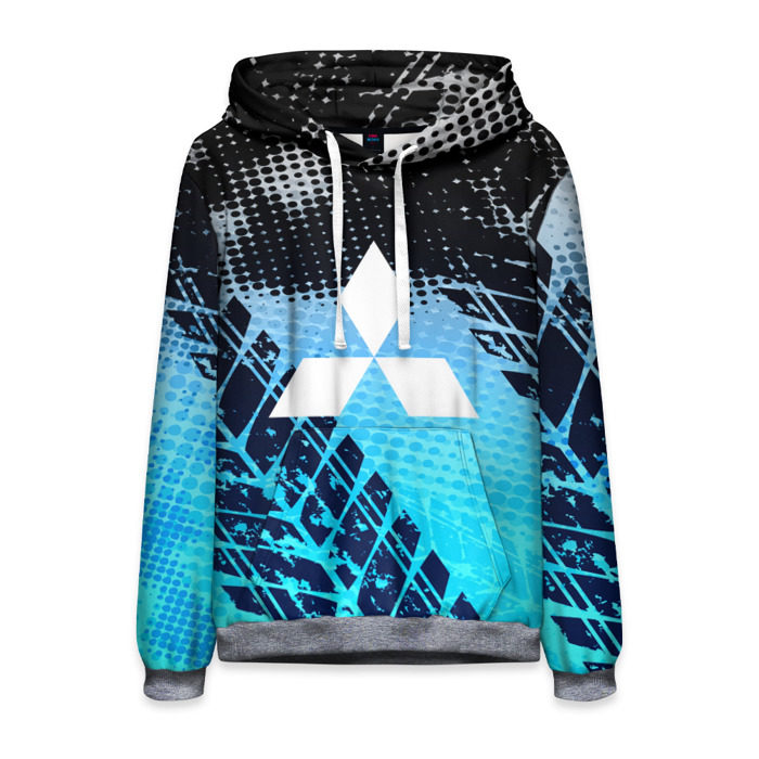 Мужская толстовка 3D Mitsubishi sport auto motors фото