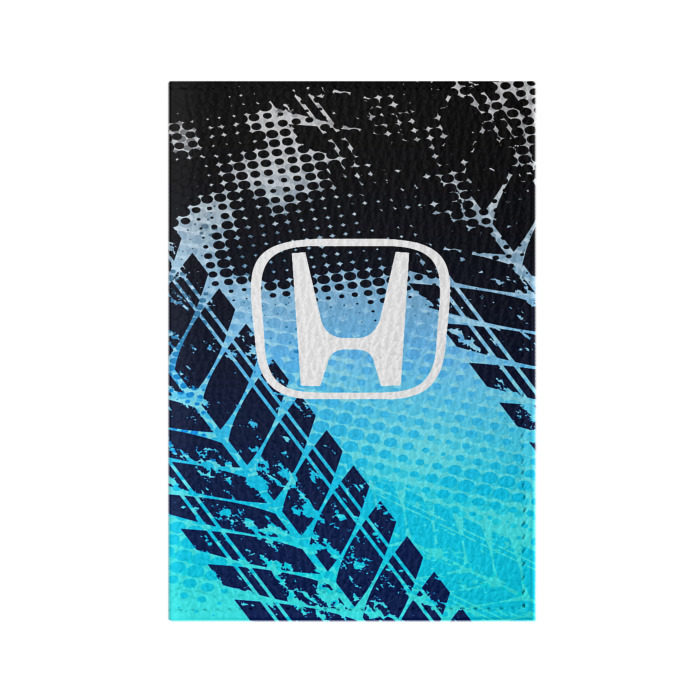 Обложка для паспорта матовая кожа Honda sport auto motors фото