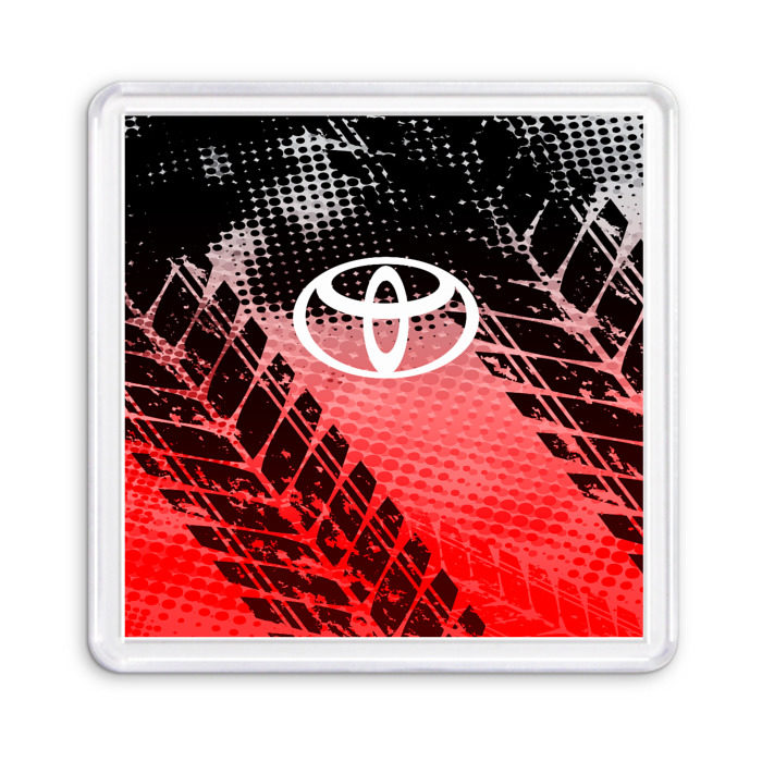 Магнит 55*55 Toyota sport auto motors фото