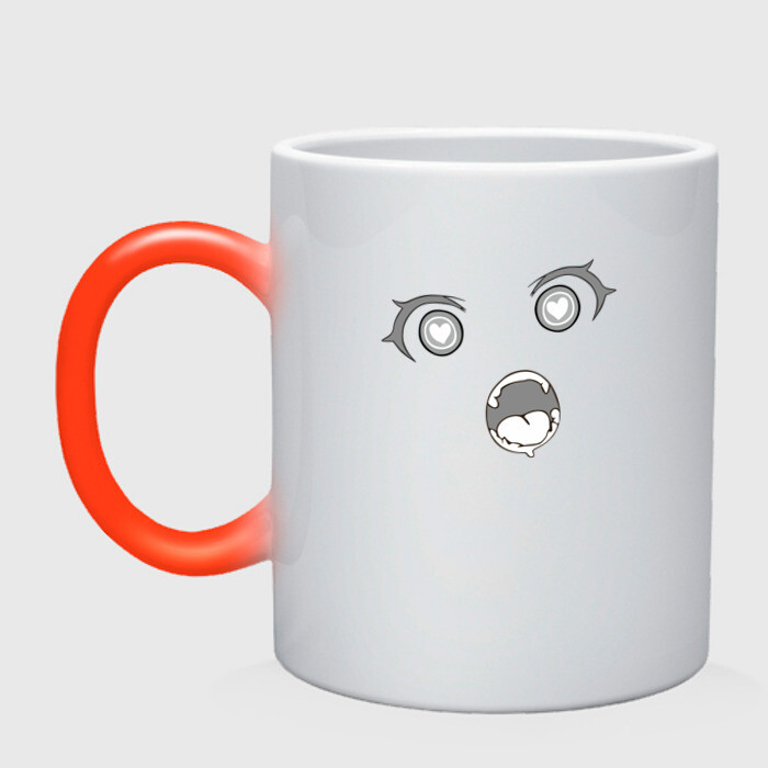 Кружка хамелеон Ahegao фото