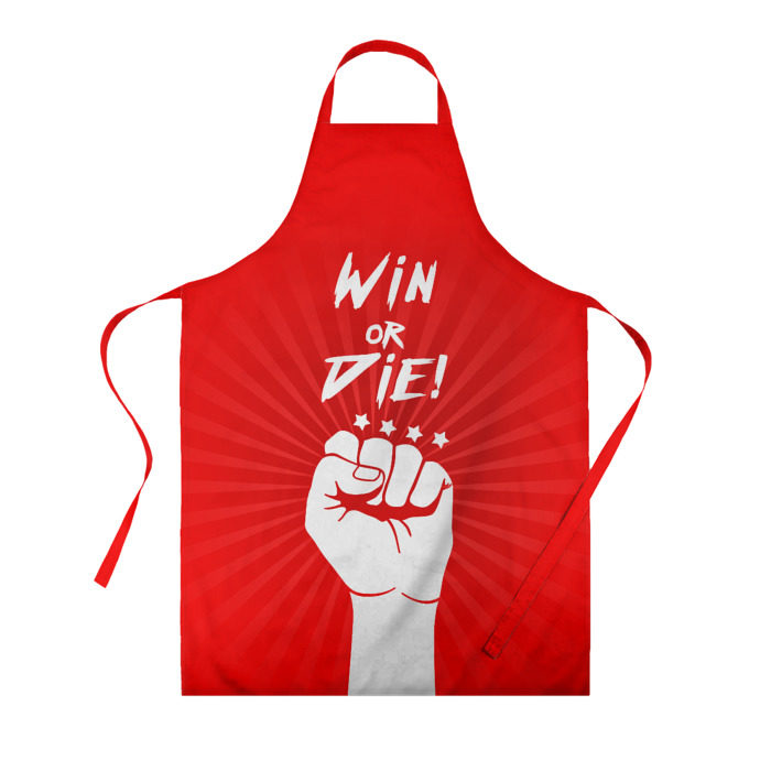 Фартук 3D Девиз победителя фото