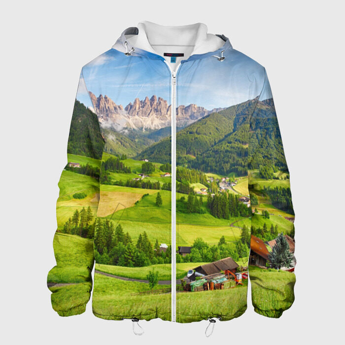 Мужская куртка 3D Альпы фото