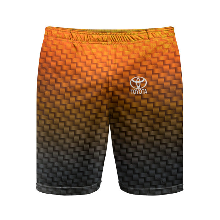 Мужские шорты 3D спортивные TOYOTA COLLECTION CARBON фото