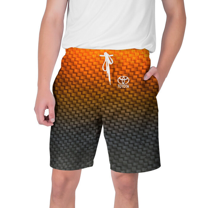 Мужские шорты 3D TOYOTA COLLECTION CARBON фото