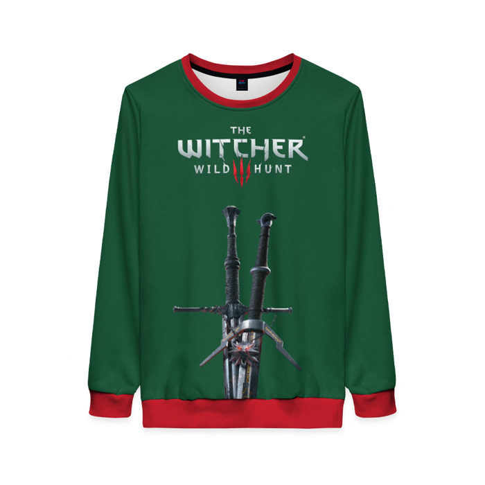 Женский свитшот 3D Ведьмак фото