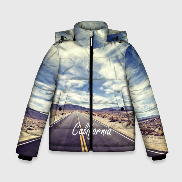 Зимняя куртка для мальчиков 3D California фото